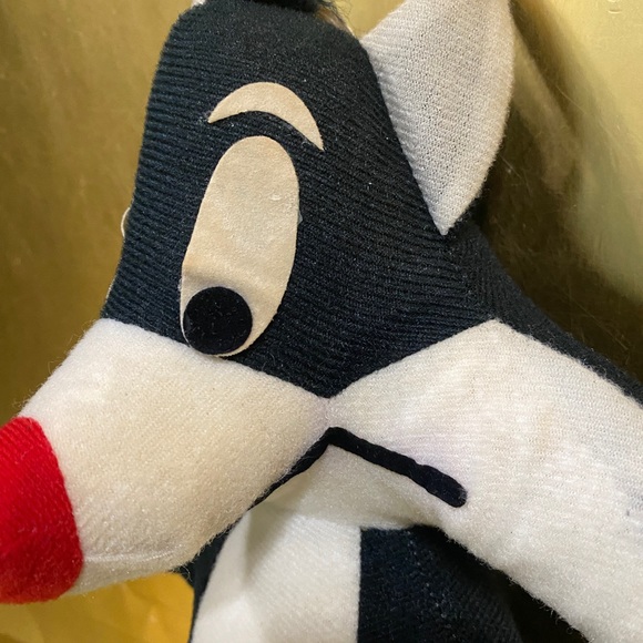 WARNER BROS. SYLVESTER THE CAT VINTAGE 1971 PLUSH WITH ORIGINAL TAG MIGHTY STAR - Picture 12 of 12